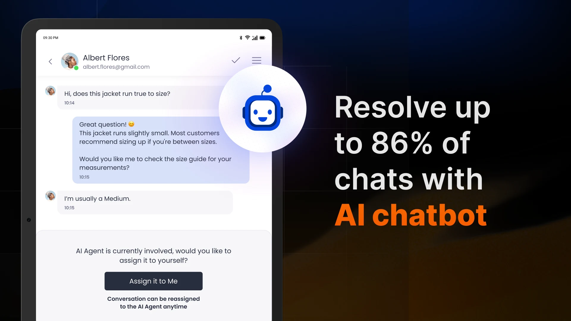 Chatway Live Chat & AI Chatbot screenshot