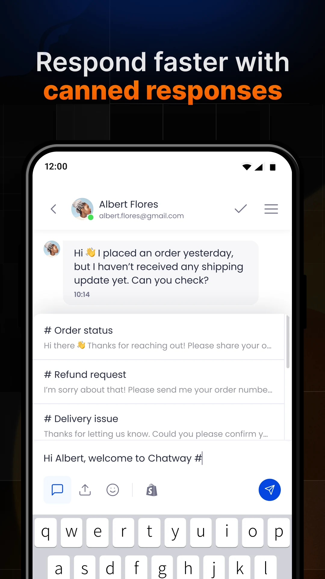 Chatway Live Chat & AI Chatbot screenshot